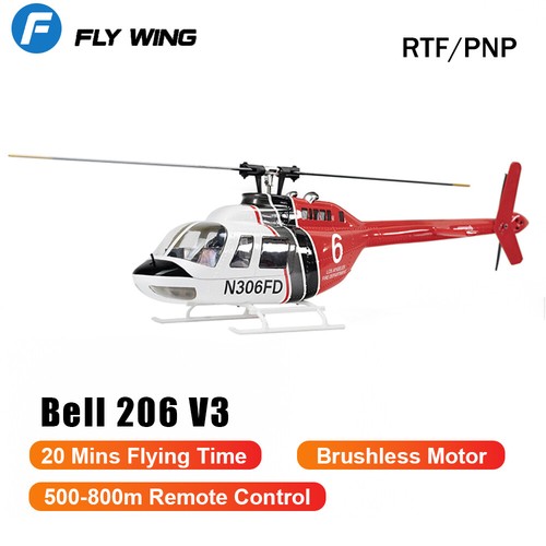 Flywing bell 206 - 206, 3d