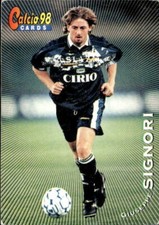 card calciatori cards calcio 98 1998 panini  # 124 Lazio Signori