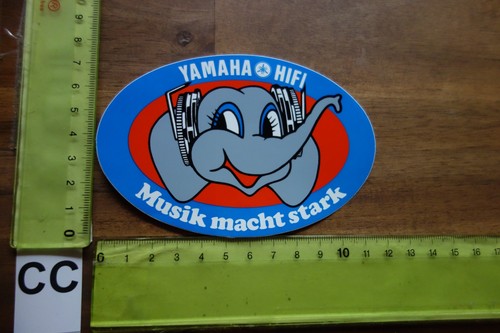 Vecchio adesivo musica hifi - adesivo,
