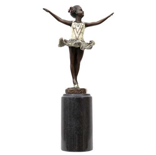Scultura ballerina balletto - , in