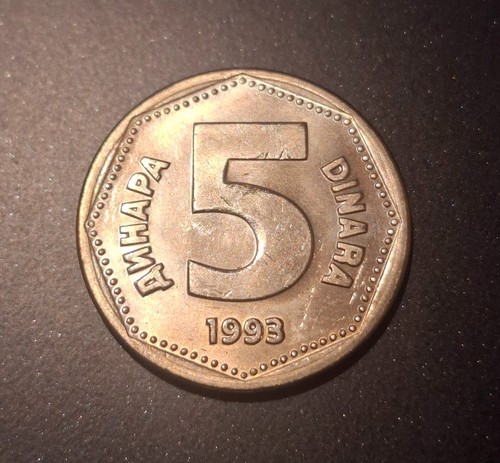 Jugoslavia moneta da 5 - -,