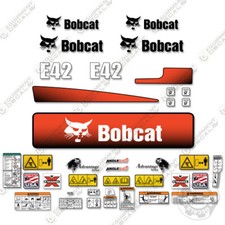Adatto per Bobcat E42 Kit Decalcomanie Mini Escavatore - 7 ANNI 3M VINILE!