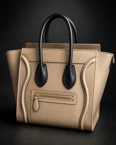 Celine bagaglio micro bicolore - bagaglio,