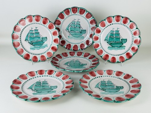 Ceramica vietri servizio 6 - vietri,