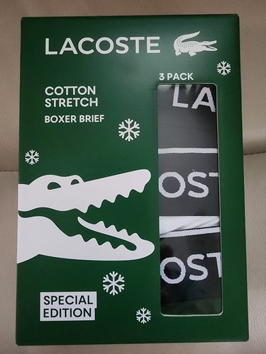 Slip boxer lacoste cotone - slip,