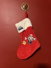 Calza natalizia Super Mario Galaxy Nintendo Wii rossa e bianca GameStop