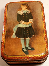 PAVESI -BISCOTTI- NOVARA -VECCHIA SCATOLA IN METALLO-VINTAGE-E D'EPOCA-USATA