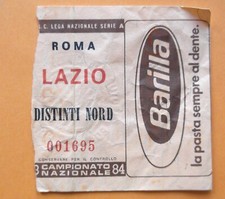1983-84 LAZIO - ROMA Derby   Biglietto Stadio Campionato - vintage ticket