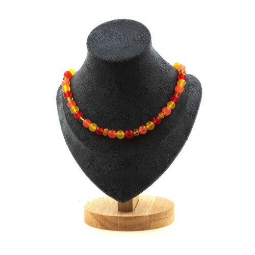 Collana perle ambra autentica - ambra,