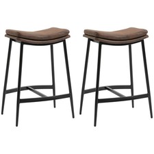 HOMCOM Set 2 Sgabelli da Bar
