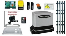 Kit Automazione Cancello Scorrevole 600Kg Apricancello 230V 4 Mt Cremagliera Dfm