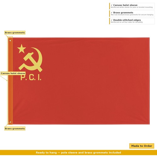 Bandiera partito comunista - partito,