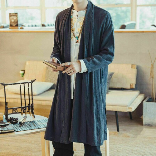 Cappotto uomo cotone lino