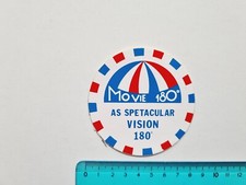 ADESIVO MOVIE 180 AS SPETACULAR VISION STICKER AUTOCOLLANT VINTAGE 80s ORIGINAL