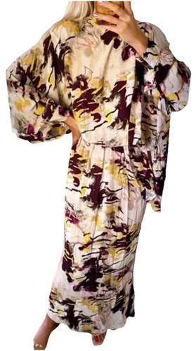 Maxi abito zara collo alto - maxi,