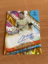 2024/25 Topps Finest Oscar Gloukh FC Salzburg Auto signature 14/50