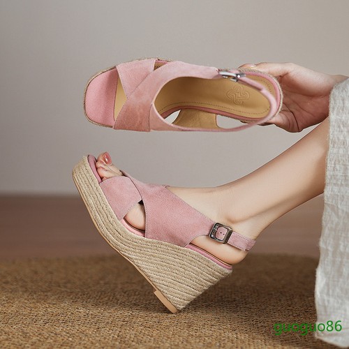 Sandali donna zeppa tacco