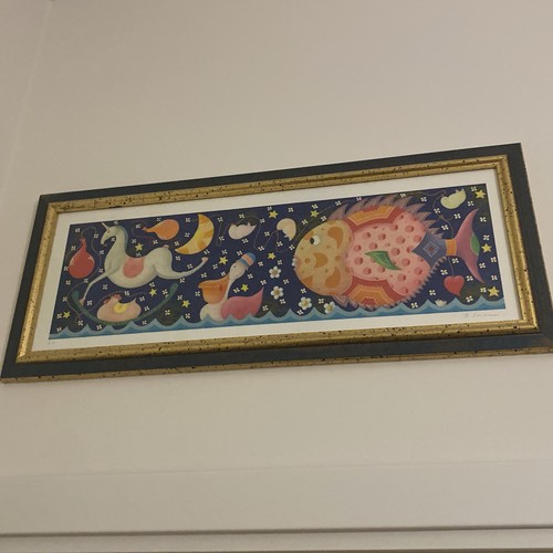 Quadro con litografia - con,