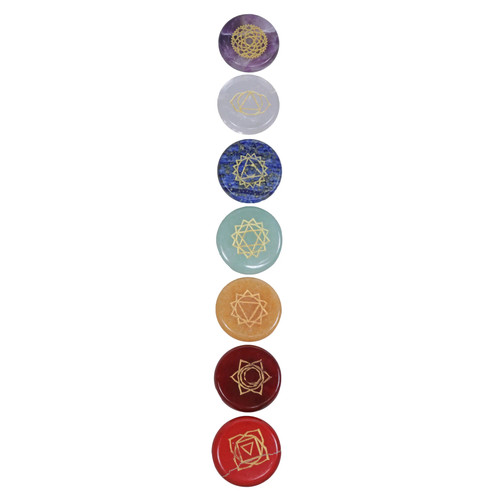 Set pietre chakra con - pietre,