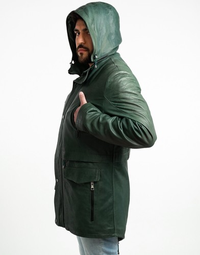 Giacca giaccone pelle - giaccone,