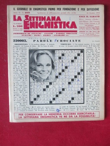 Settimana enigmistica 2325 - enigmistica,