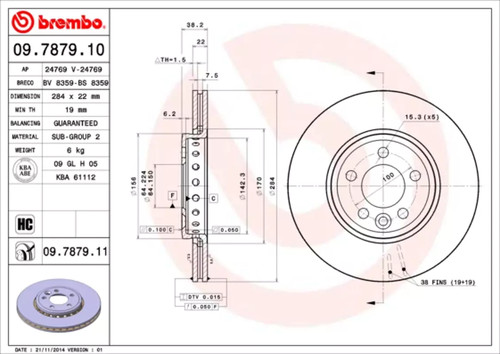 Set freni disco brembo - freni, a