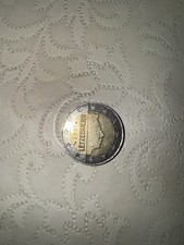 1 MONETA 2 euro LETZEBUERG 2007-una rara F su stella inferiore coniata Francia