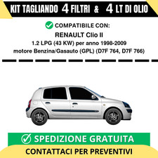 Tagliando per RENAULT Clio II