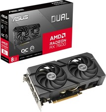 Asus Dual Radeon RX 7600 EVO OC Edition 8GB GDDR6 Scheda Video Gaming GPU RDNA 3