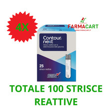 100 STRISCE MISURAZIONE GLICEMIA CONTOUR NEXT - SCADENZA 02/2027