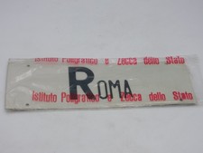 Targa auto ROMA anni 80