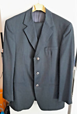 COMPLETO VERSACE ANNI 90 NERO GRAFITE  TAGLIA 50 LANA 100% VERSACE CLASSIC V2