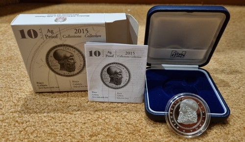 Euro argento proof bronzi - euro,