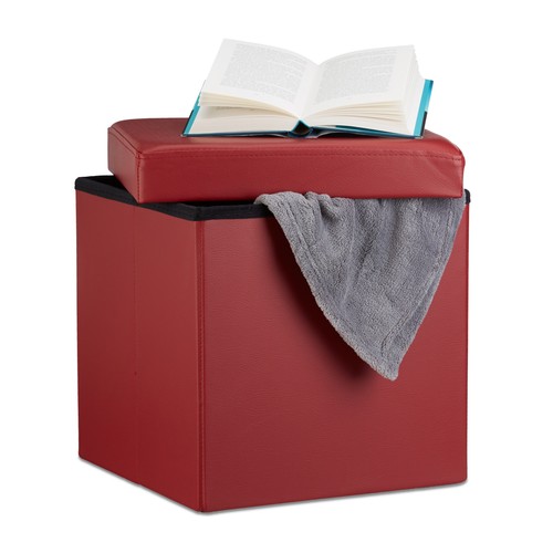 Sgabello contenitore pouf - contenitore,