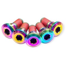 5x Viti Bulloni Rotore Disco Posteriore Arcobaleno Titanio per Suzuki GSXR-1000 K7 K8