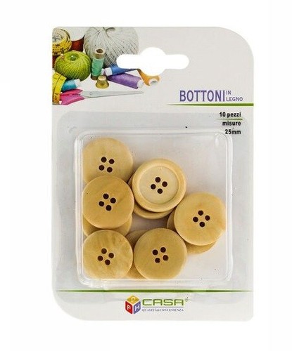 Confezione pezzi bottoni - pezzi, in