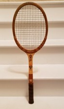 Wilson Jack Kramer Autografo Strata Bow CUP Mid-Century 4 5/8 Racchetta da Tennis