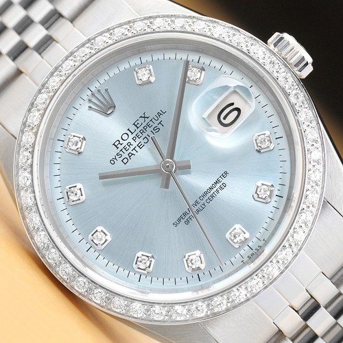 Uomo rolex datejust ghiaccio - rolex,
