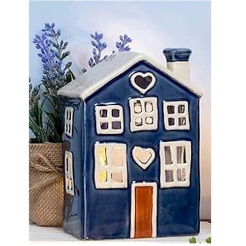Villaggio ceramica blu navy - ceramica,