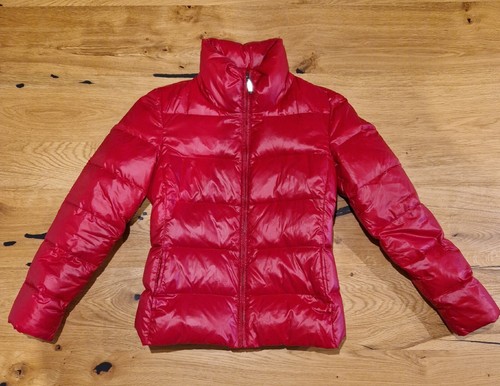 Piumino rosso donna benetton - piumino,