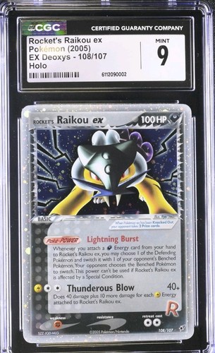 Pokemon rocket raikou - raikou, ex