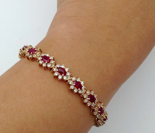 Bracciale taglio ovale creato - taglio,