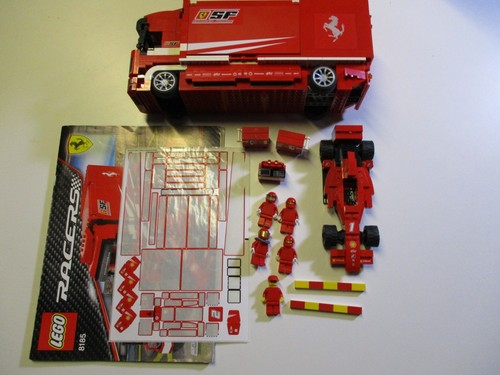 Lego 8185 racers ferrari - racers, truck