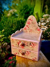 Portagioie in legno floreale