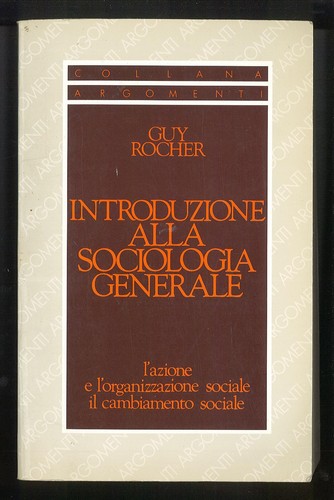 Introduzione alla sociologia