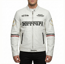Giacca di pelle Ferrari