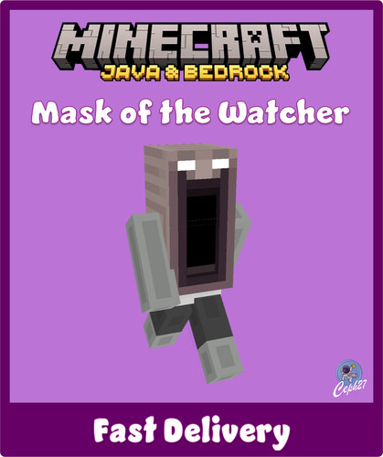 Minecraft maschera - -,