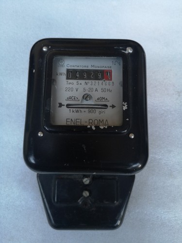 Contatore elettrico monofase - contatore,