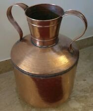 Grande ed antica anfora in rame