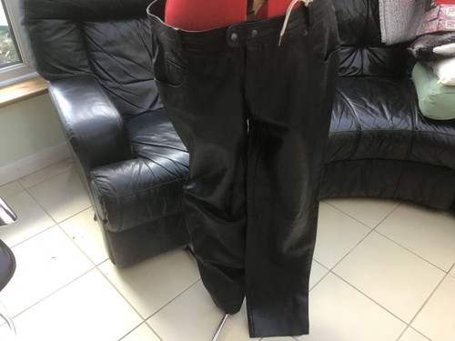 Pantalone moto uomo - uomo, pelle